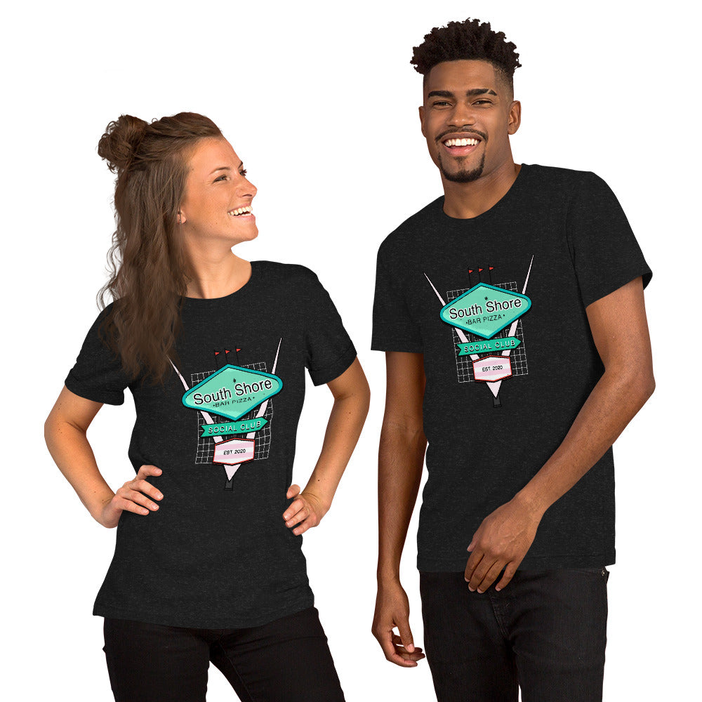 Retro 50's South Shore Bar Pizza Social Club Tee