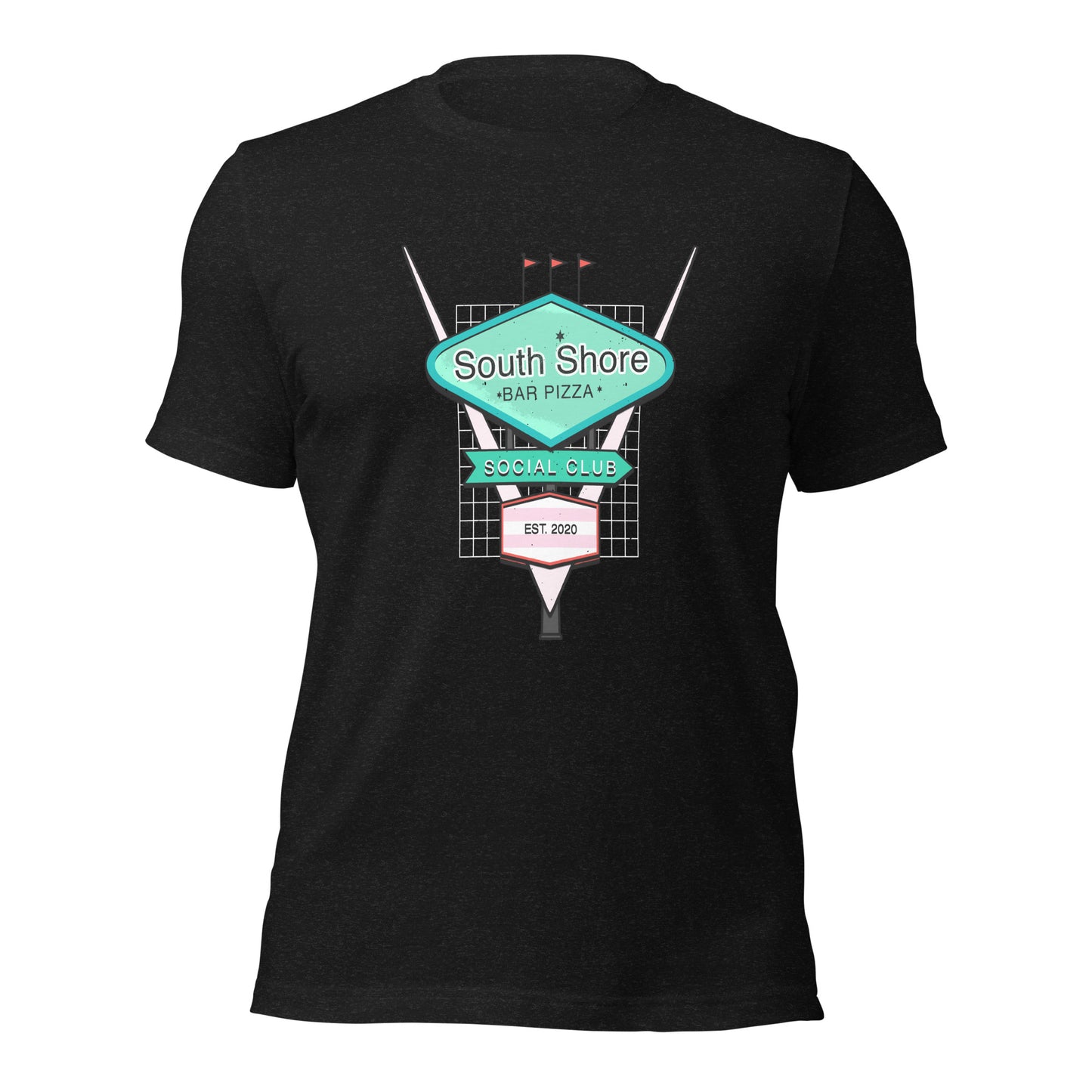 Retro 50's South Shore Bar Pizza Social Club Tee