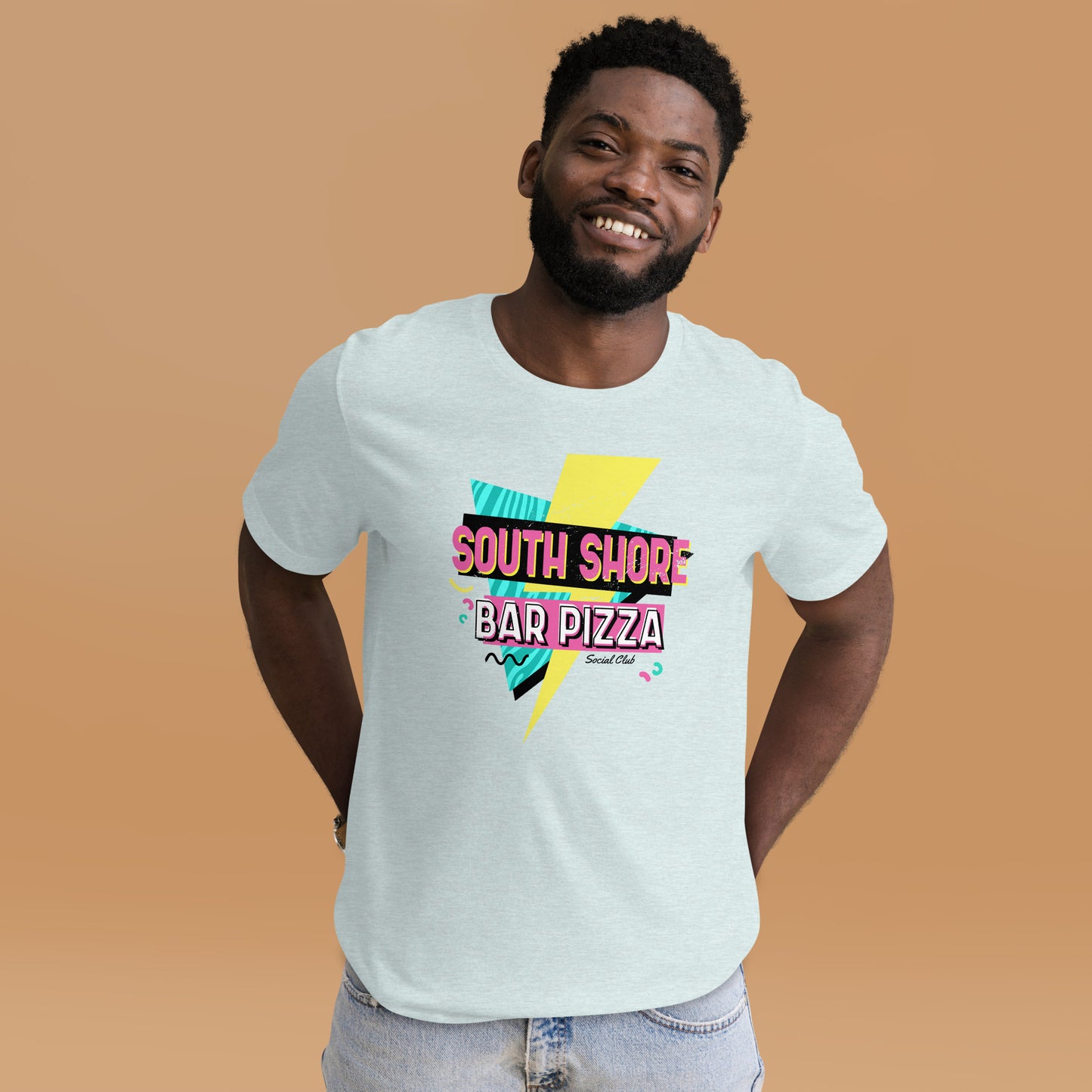 90's Style South Shore Bar Pizza Social Club Tee