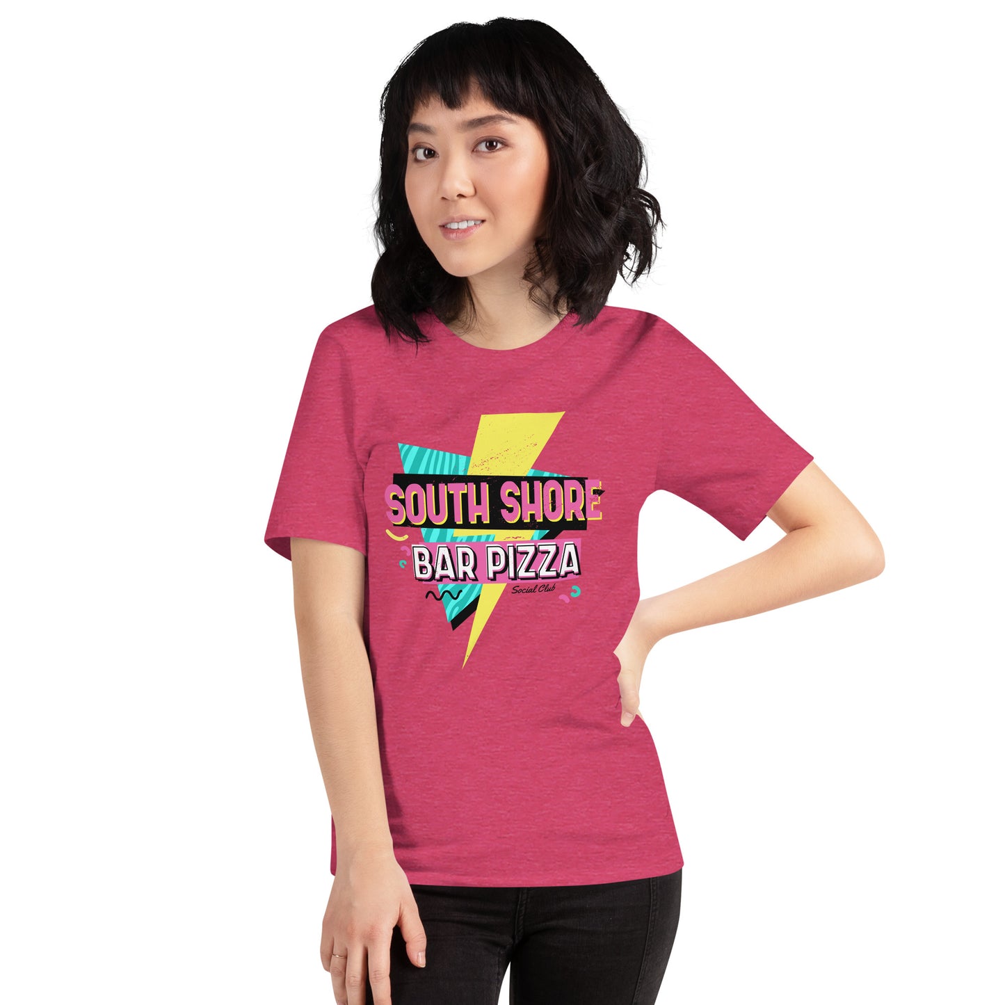 90's Style South Shore Bar Pizza Social Club Tee