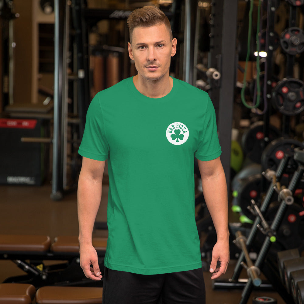 Bar Pizza Shamrock Logo - Spring Colors