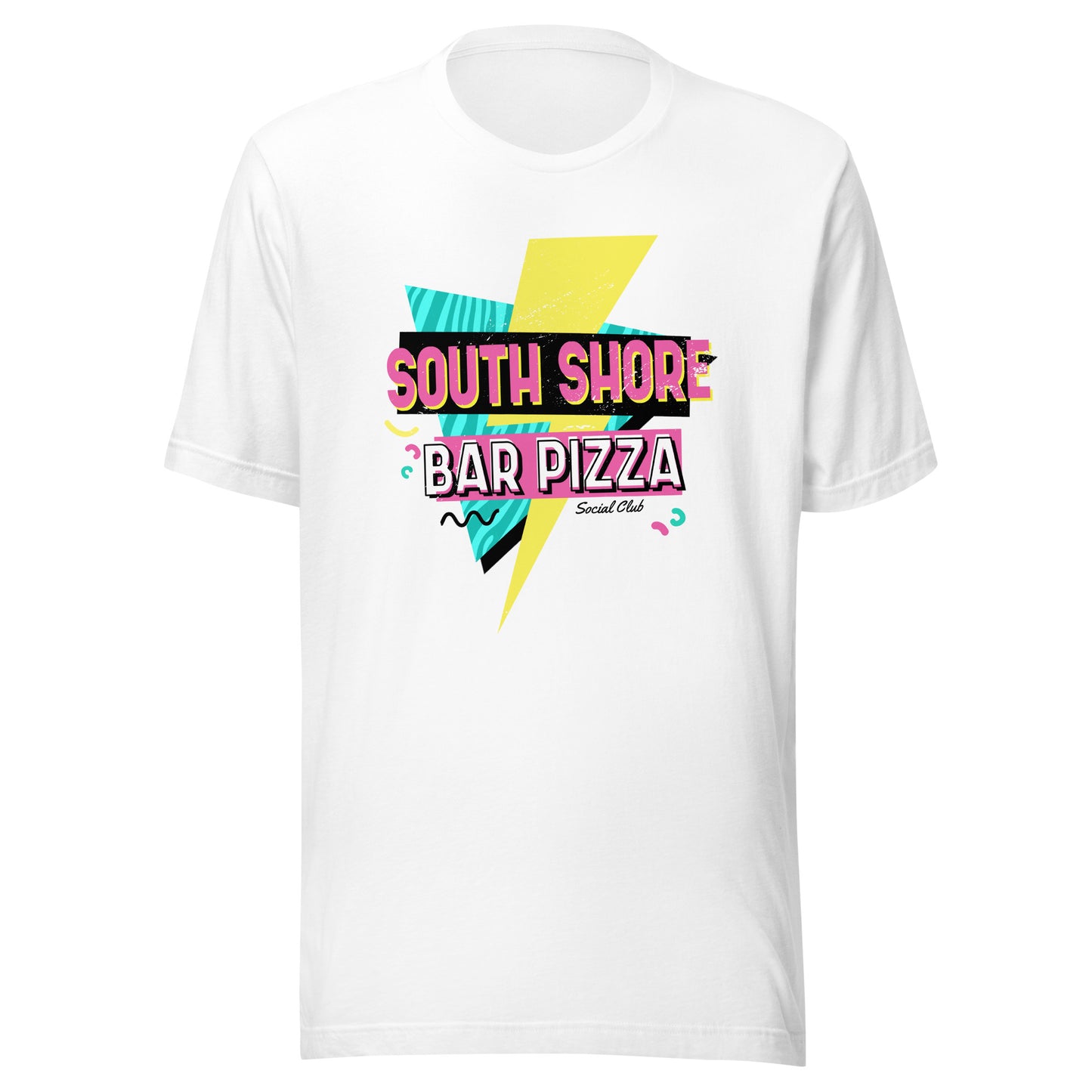 90's Style South Shore Bar Pizza Social Club Tee