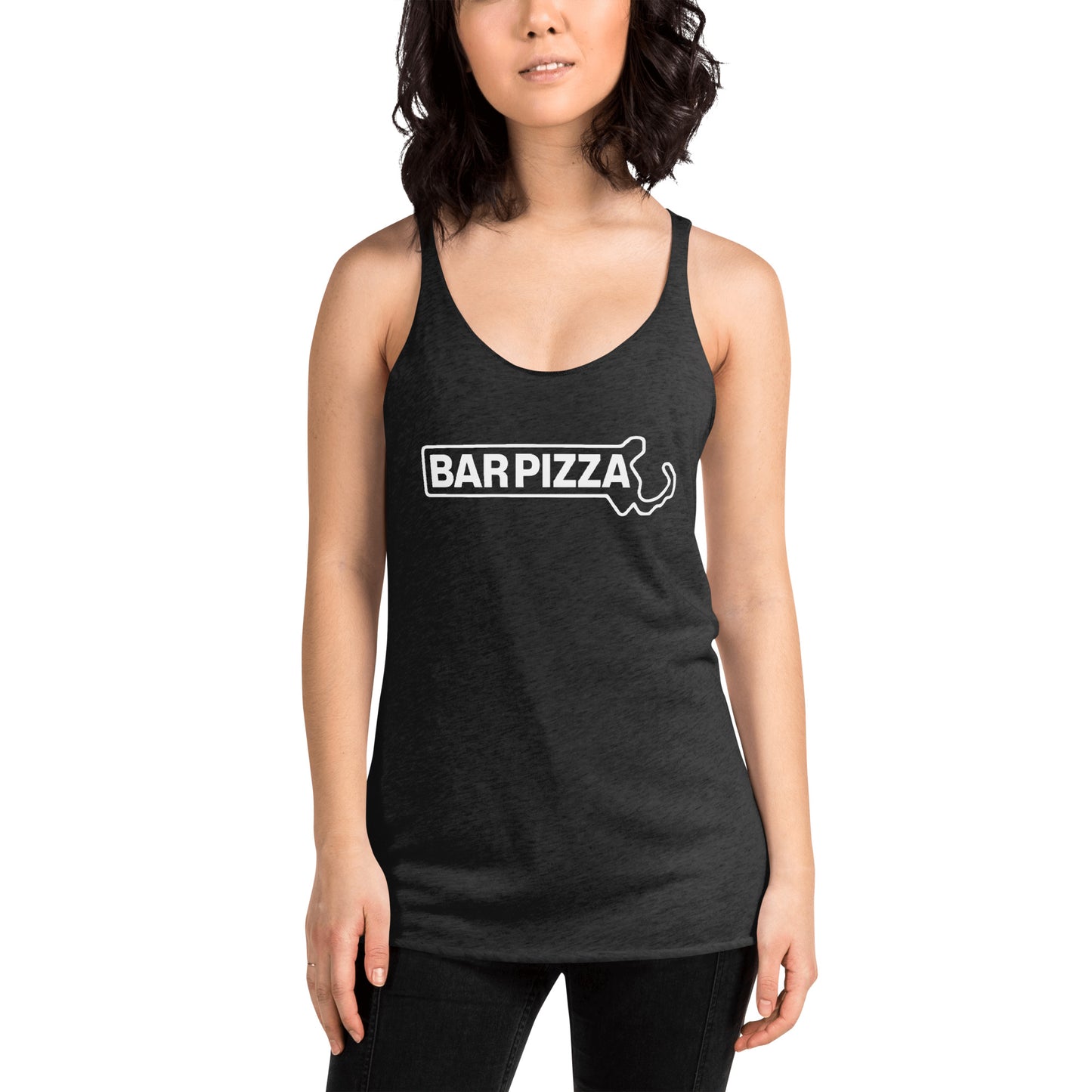 Bar Pizza Lottery Racerback Tank Top
