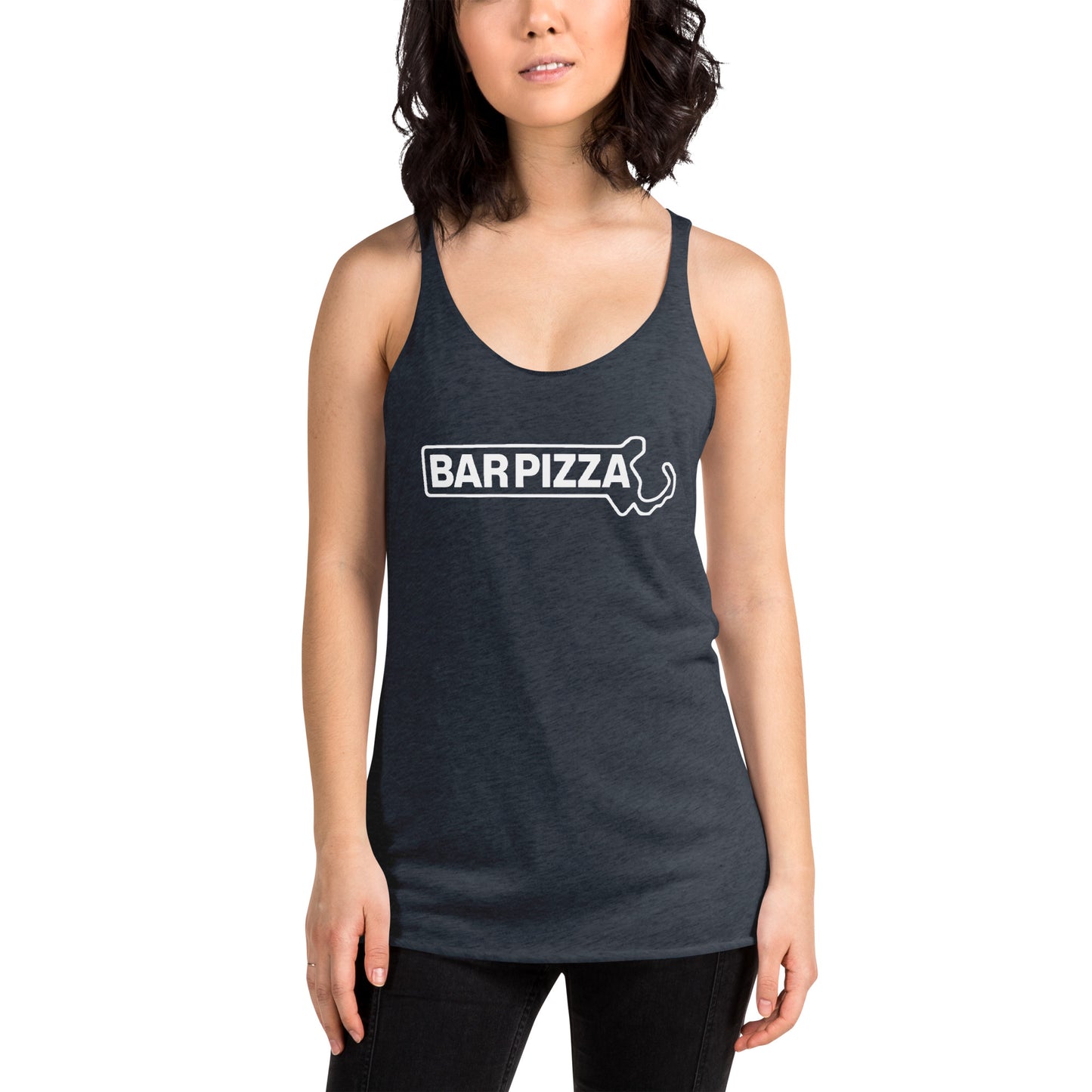 Bar Pizza Lottery Racerback Tank Top