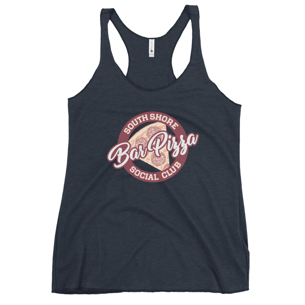 South Shore Bar Pizza Social Club Women's Racerback Tank