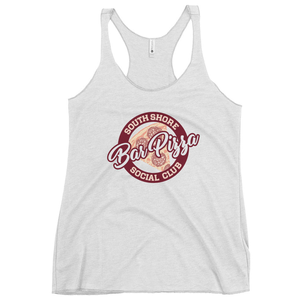 South Shore Bar Pizza Social Club Women's Racerback Tank