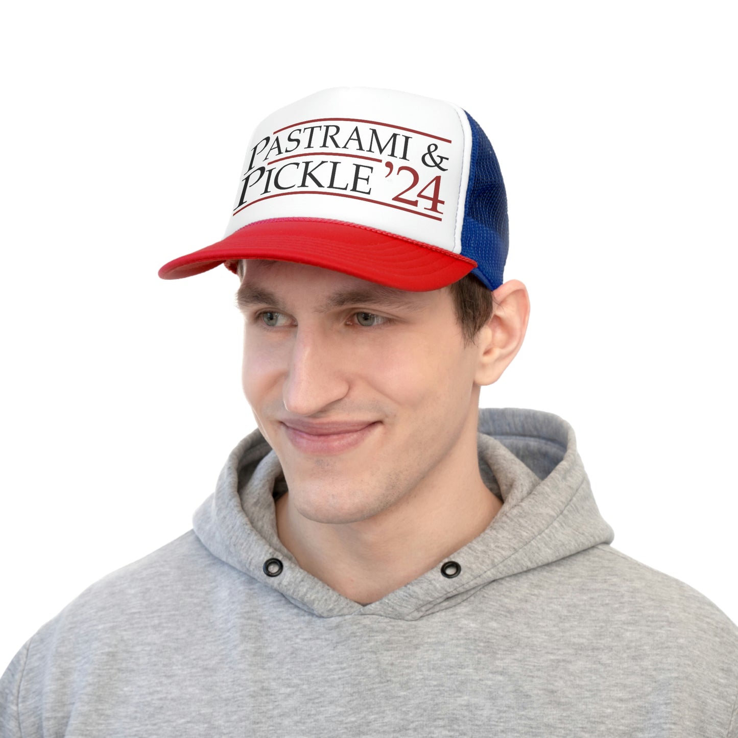 Pastrami and Pickle Bar Pizza Hat