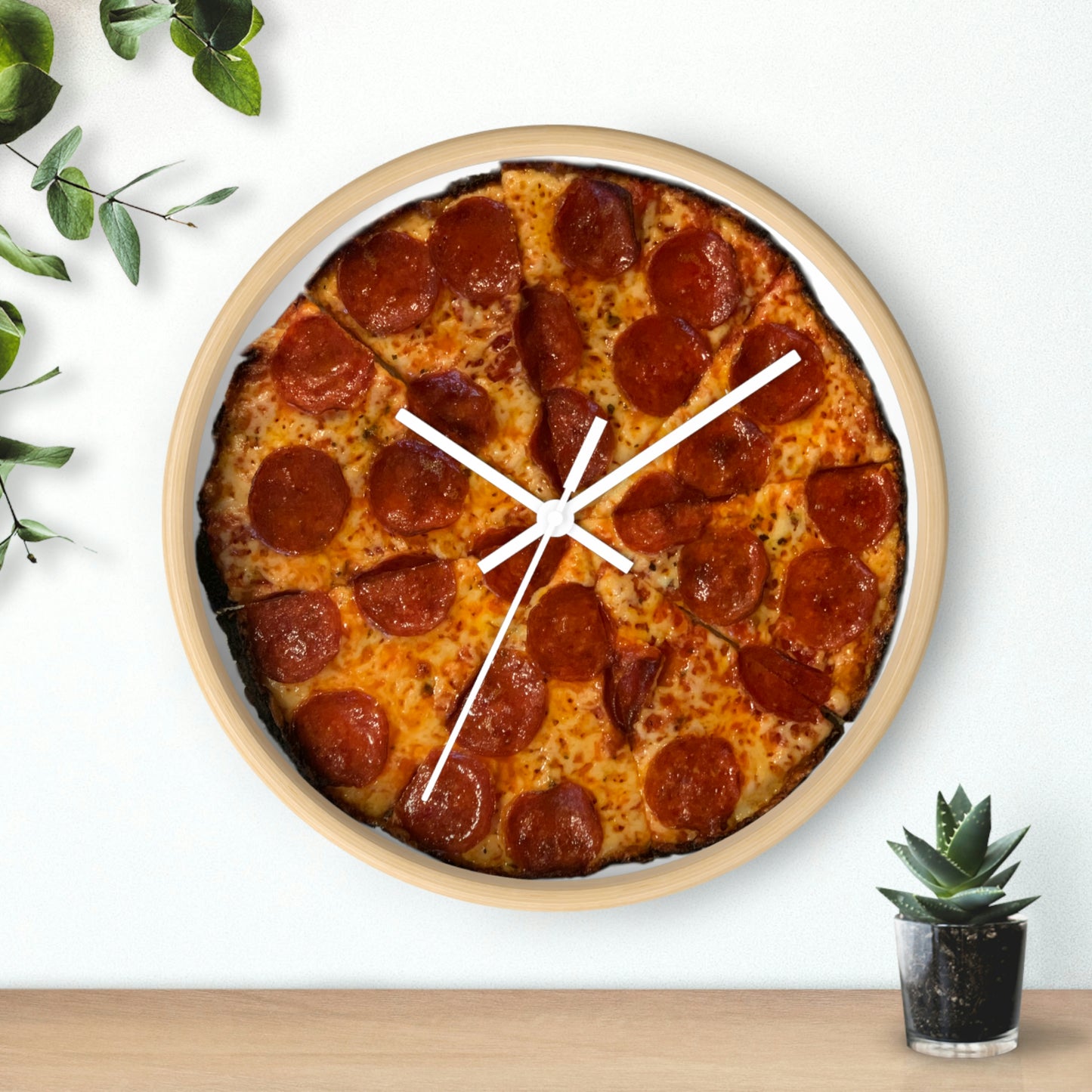 South Shore Bar Pizza Pepperoni Wall Clock
