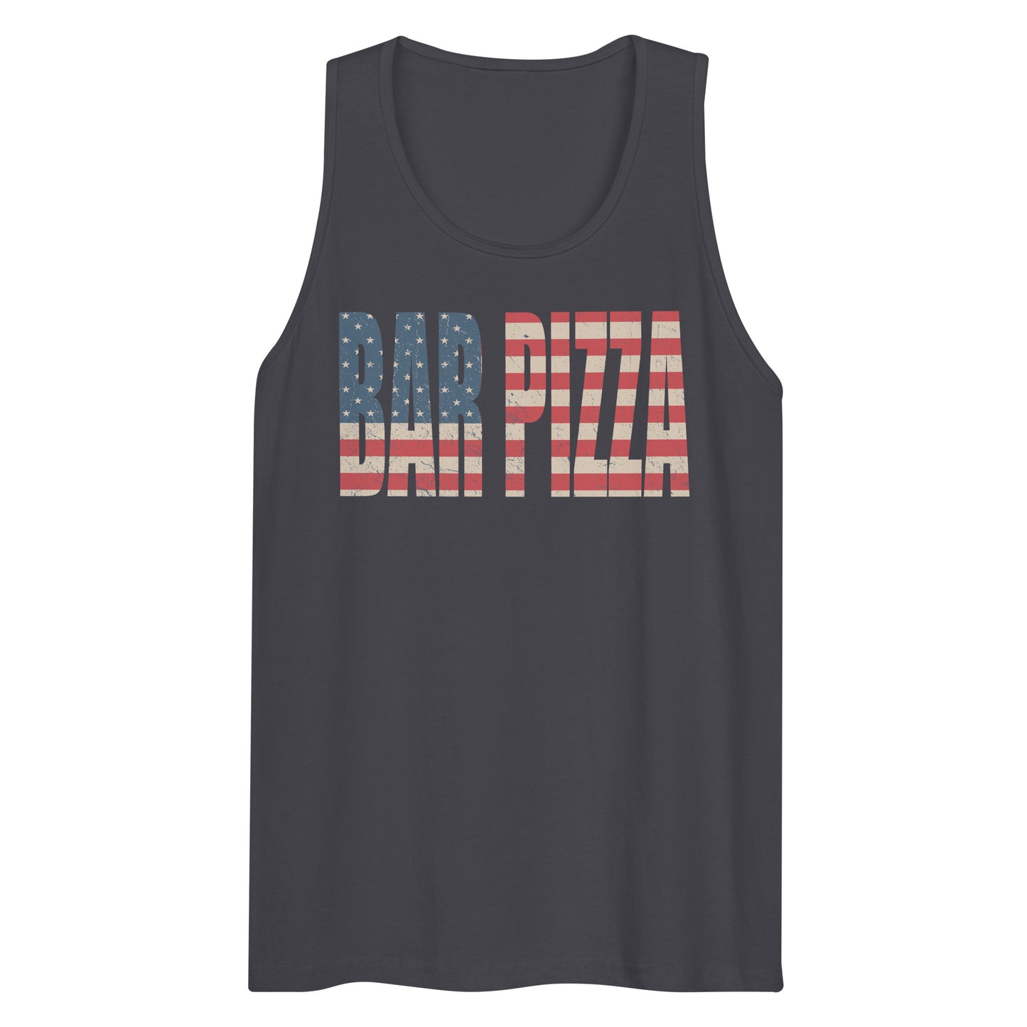 American Flag Bar Pizza Tank Top