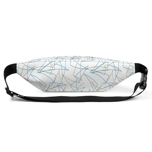 80's Table Top Pattern Bar Pizza Fanny Pack