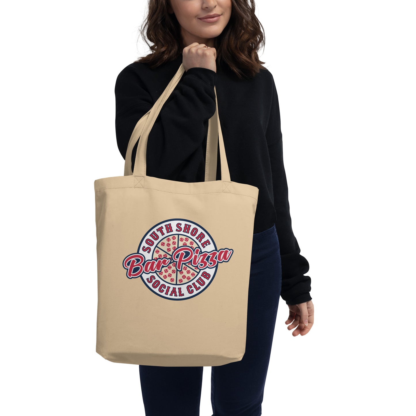 South Shore Bar Pizza Social Club Logo Takeout Tote Bag