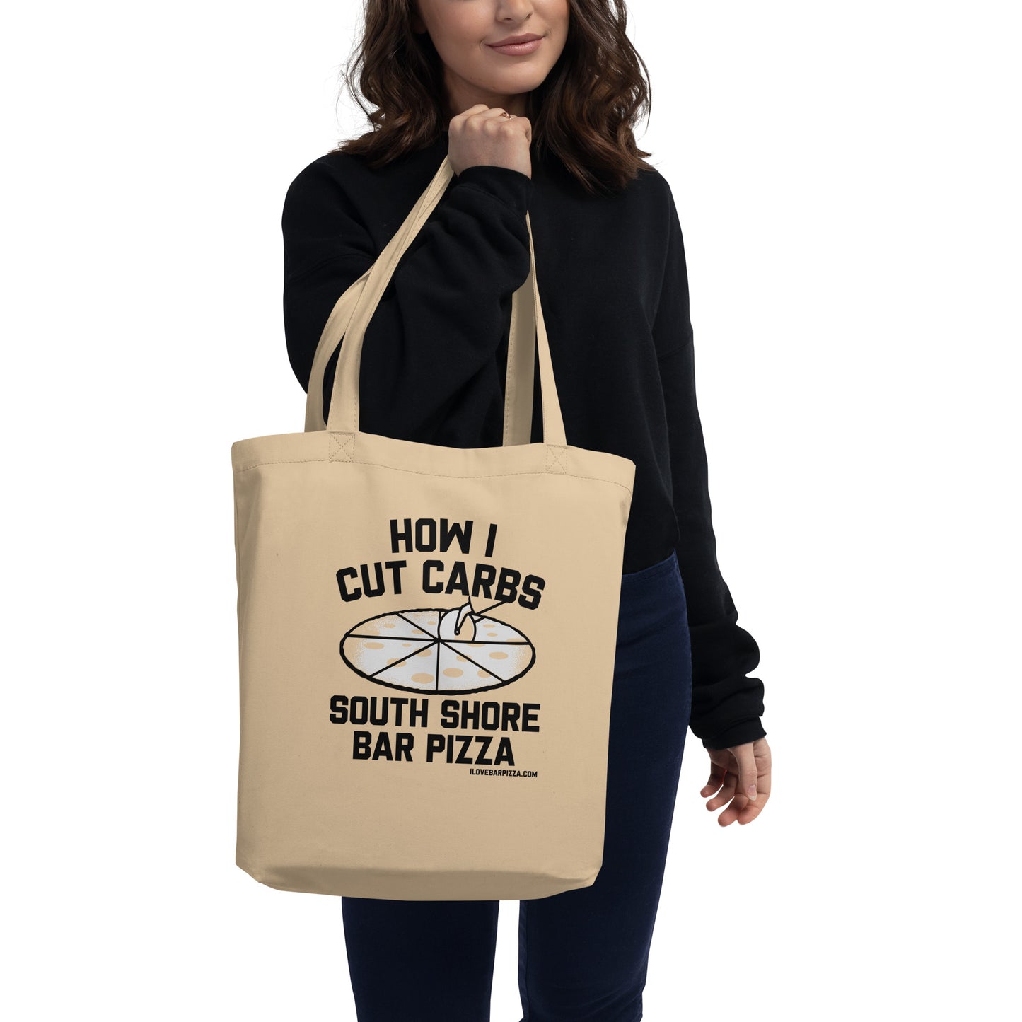 How I Cut Carbs - South Shore Bar Pizza Takeout Tote Bag