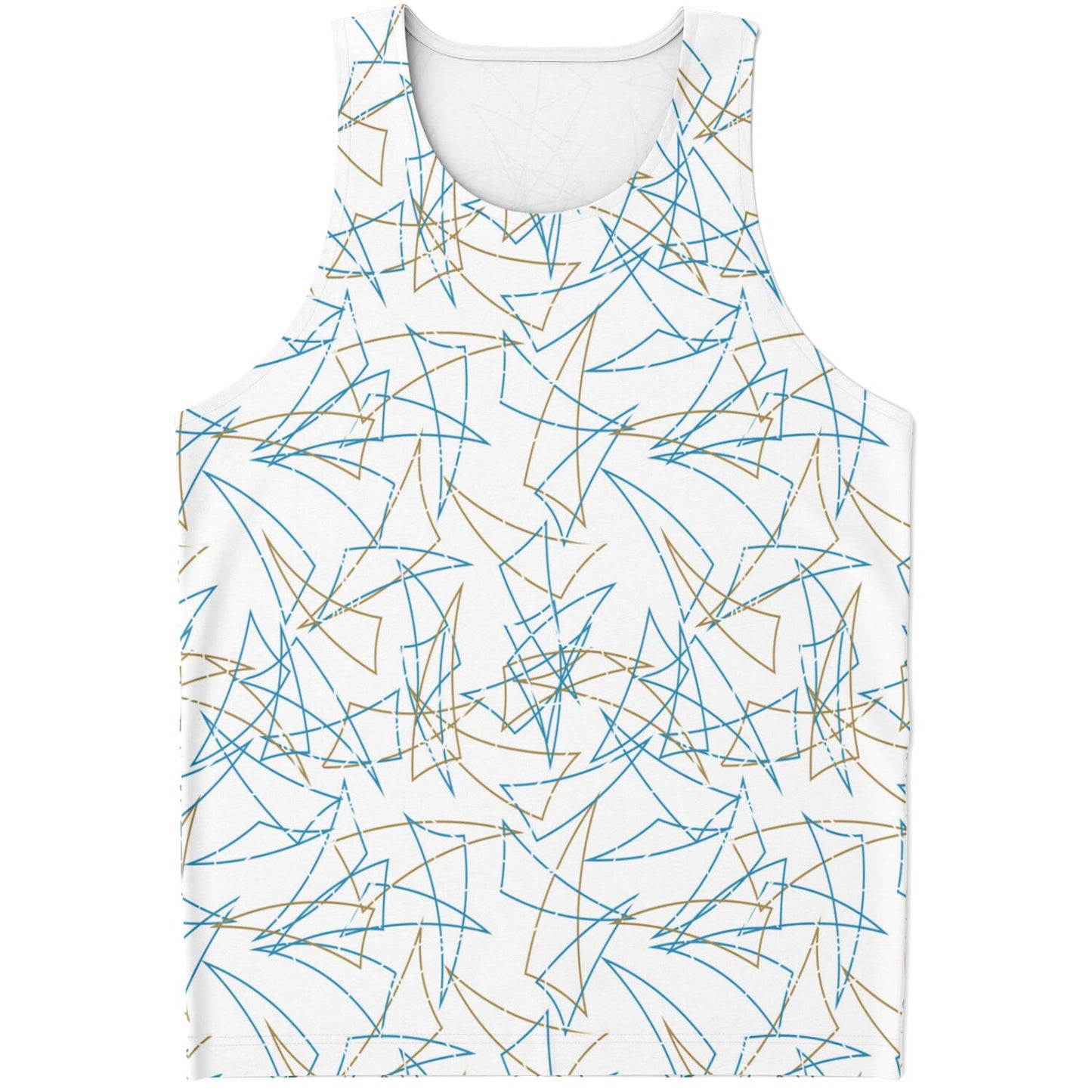 Randolph Bar Pizza Table Pattern All Over Print Tank Top