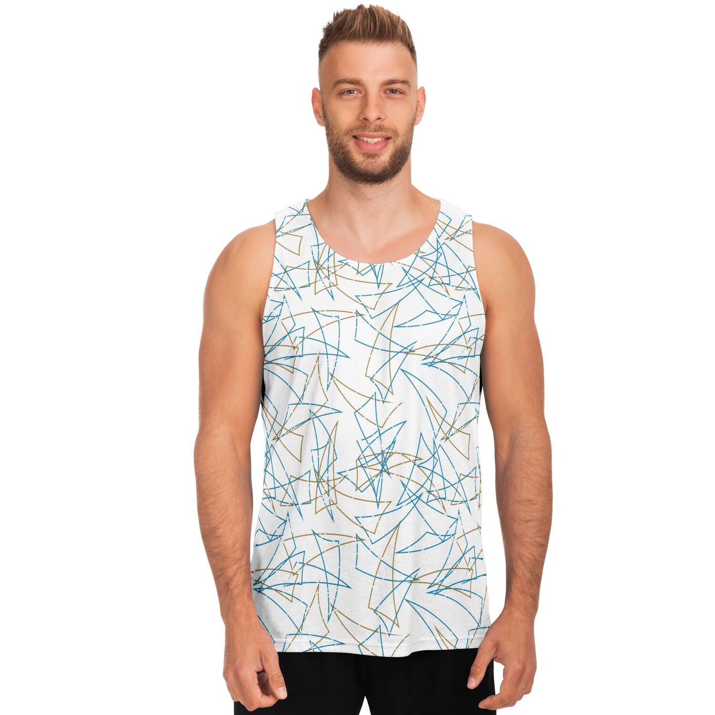 Randolph Bar Pizza Table Pattern All Over Print Tank Top