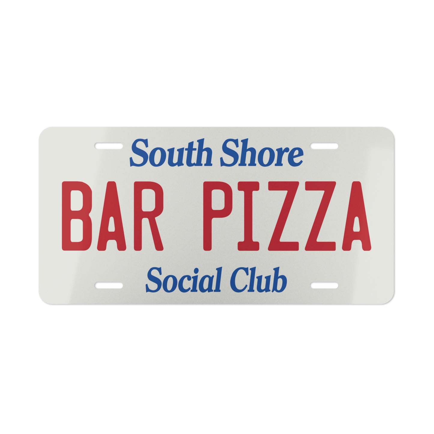 South Shore Bar Pizza Social Club MA Vanity Plate