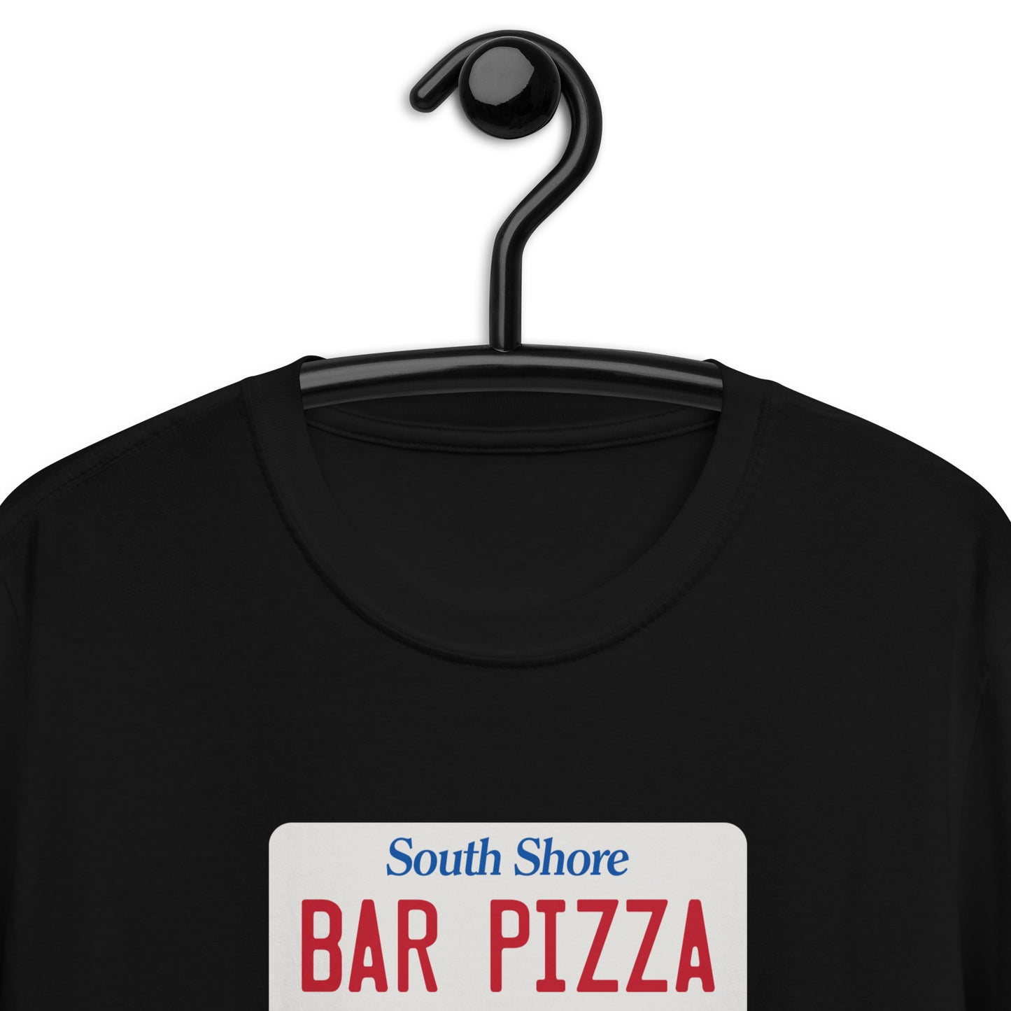 South Shore Bar Pizza Massachusetts License Plate Tee