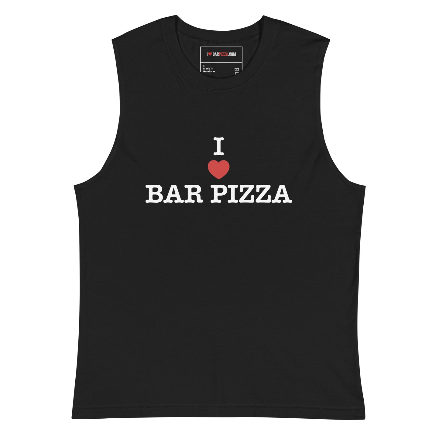 Unisex I Heart Bar Pizza Muscle Shirt Tank Top