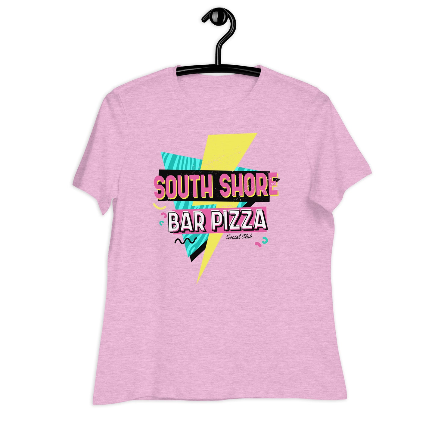 90's South Shore Bar Pizza Social Club Women's Relaxed T-Shirt