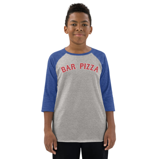 Bar Pizza Kids Baseball Shirt